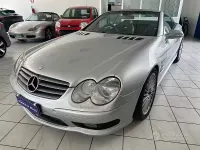 Usata Mercedes SL55 AMG AMG 476 CV (350 kW) 2002 Argento Cabrio