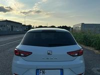 Usata Seat Leon Style 116 CV (85 kW) 2018 Bianco Berlina