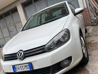 Usata VW Golf VI 122 CV (89 kW) 2011 Bianco Utilitaria