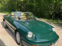 Usata Alfa Romeo Spider 117 CV (86 kW) 1991 Verde Cabrio