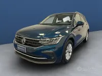 Usata VW Tiguan Life 131 CV (96 kW) 2021 Blu/azzurro SUV