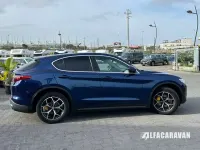 Usata Alfa Romeo Stelvio Executive 209 CV (153 kW) 2018 Blu/azzurro SUV
