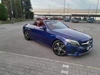 Usata Mercedes C220 Premium Plus 194 CV (142 kW) 2021 Blu/azzurro Cabrio