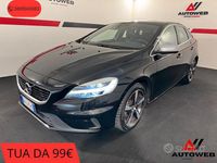 Usata Volvo V40 R-Design 120 CV (88 kW) 2018 Nero Berlina