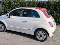 Usata Fiat 500 Lounge 69 CV (50 kW) 2010 Bianco Cabrio