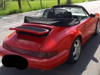 Usata Porsche 911 Carrera 4 Cabriolet 250 CV (183 kW) 1990 Rosso Cabrio