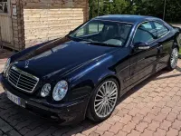 Usata Mercedes CLK320 Elegance 218 CV (160 kW) 2000 Blu/azzurro Coupé