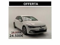 Usata VW Golf VIII Style 150 CV (110 kW) 2022 Bianco Utilitaria