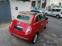 Usata Fiat 500 69 CV (50 kW) 2012 Rosso Cabrio