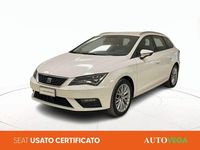 Usata Seat Leon ST Business 131 CV (96 kW) 2020 Bianco pastello Station wagon