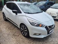 Usata Nissan Micra Tekna 90 CV (66 kW) 2018 Bianco Utilitaria