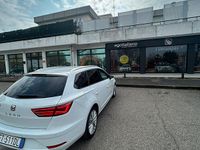Usata Seat Leon 116 CV (85 kW) 2018 Bianco Station wagon