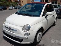 Usata Fiat 500C Lounge 95 CV (69 kW) 2012 Bianco Cabrio