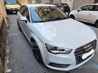 Usata Audi A3 Sportback Ambition 105 CV (77 kW) 2014 Bianco Utilitaria