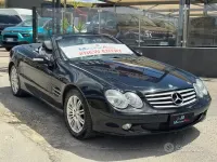 Usata Mercedes SL350 245 CV (180 kW) 2003 Nero Cabrio
