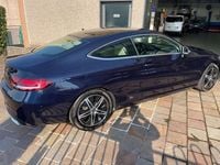 Usata Mercedes C220 Premium Plus 194 CV (142 kW) 2021 Blu/azzurro Coupé