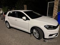 Usata VW Golf VII 116 CV (85 kW) 2017 Bianco Berlina