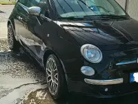 Usata Fiat 500 100 CV (73 kW) 2009 Nero Cabrio