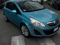 Usata Opel Corsa 95 CV (69 kW) 2012 Blu Berlina