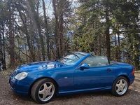 Usata Mercedes SLK230 1997 Blu Cabrio