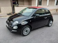 Usata Fiat 500 Lounge 69 CV (50 kW) 2016 Nero Cabrio