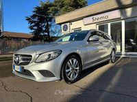 Usata Mercedes C220 Premium 194 CV (142 kW) 2019 Argento Station wagon