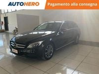 Usata Mercedes C180 115 CV (84 kW) 2018 Nero Station wagon