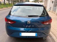 Usata Seat Leon Style 105 CV (77 kW) 2013 Blu Berlina