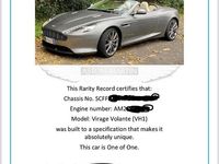 Usata Aston Martin Virage 497 CV (365 kW) 2011 Grigio Cabrio