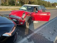 Usata Mini Cooper D 112 CV (82 kW) 2010 Rosso Utilitaria
