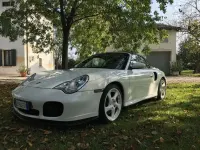 Usata Porsche 996 Turbo 450 CV (330 kW) 2005 Bianco Cabrio