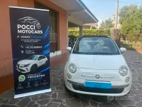 Usata Fiat 500C Lounge 69 CV (50 kW) 2012 Bianco Cabrio