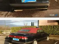 Usata Saab 900 Cabriolet 126 CV (92 kW) 1994 Bluazzurro Cabrio