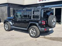 Usata Jeep Wrangler Unlimited Sahara 200 CV (147 kW) 2020 Nero pastello SUV