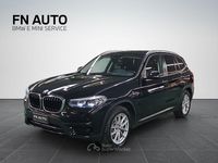 Usata BMW X3 Advantage 184 CV (135 kW) 2021 Nero SUV