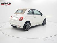 Usata Fiat 500C Lounge 95 CV (69 kW) 2016 Bianco Cabrio
