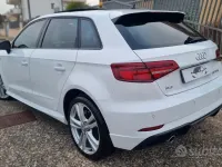 Usata Audi A3 S-Line 116 CV (85 kW) 2019 Bianco Berlina
