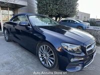 Usata Mercedes E220 Premium Plus 194 CV (142 kW) 2019 Blu/azzurro Cabrio