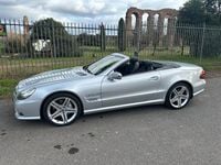 Usata Mercedes SL350 AMG 315 CV (231 kW) 2009 Argento Cabrio