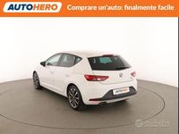 Usata Seat Leon FR 150 CV (110 kW) 2015 Bianco Berlina
