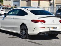 Usata Mercedes C300 AMG 245 CV (180 kW) 2017 Bianco Coupé