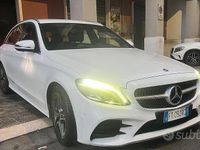 Usata Mercedes C220 Premium 194 CV (142 kW) 2019 Bianco Station wagon