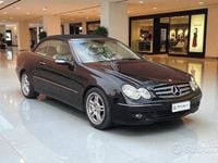 Usata Mercedes CLK320 Elegance 224 CV (164 kW) 2007 Nero Cabrio