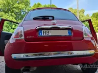 Usata Fiat 500 Lounge 69 CV (50 kW) 2013 Rosso Utilitaria