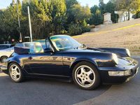 Usata Porsche 911 Carrera 4 250 CV (183 kW) 1990 Blu/azzurro Cabrio