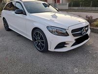 Usata Mercedes C220 Premium 194 CV (142 kW) 2019 Bianco Station wagon