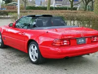 Usata Mercedes SL500 306 CV (225 kW) 2000 Rosso Cabrio