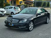 Usata Mercedes C220 Avantgarde 170 CV (125 kW) 2012 Nero Berlina