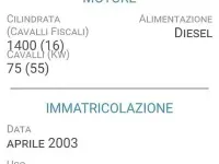Usata Audi A2 75 CV (55 kW) 2003 Nero Utilitaria
