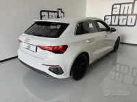 Usata Audi A3 150 CV (110 kW) 2024 Bianco Berlina